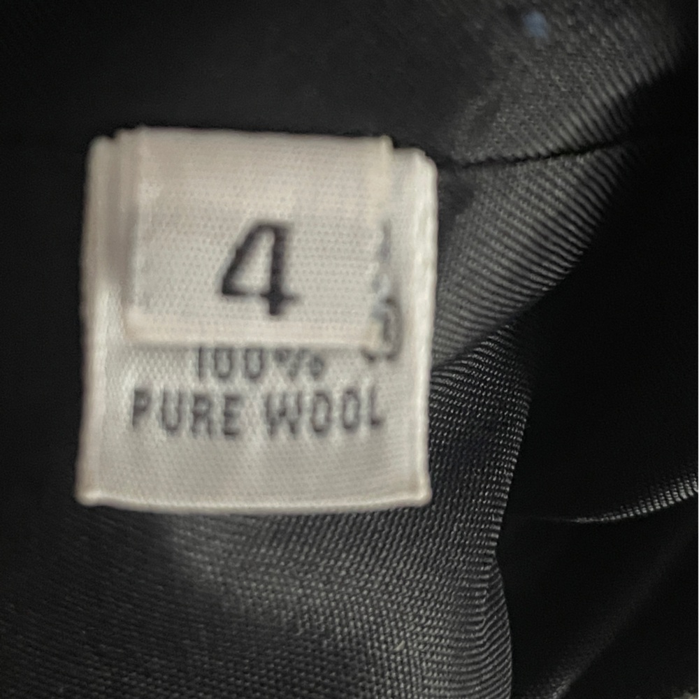 Vintage Steve Fabricant for Neiman Marcus Color Block Wool Dress Size 4 - Picture 9 of 10